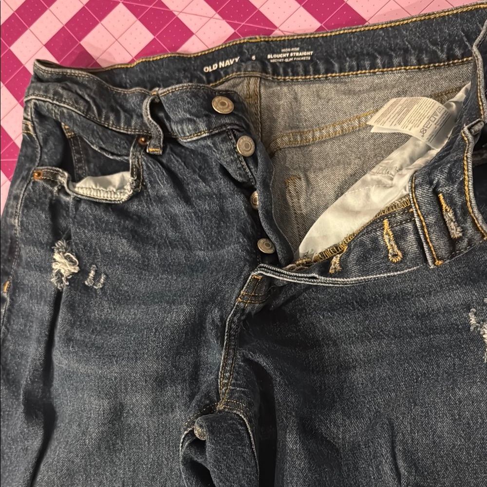 Old Navy Blue High Rise Jeans with Classic Appeal